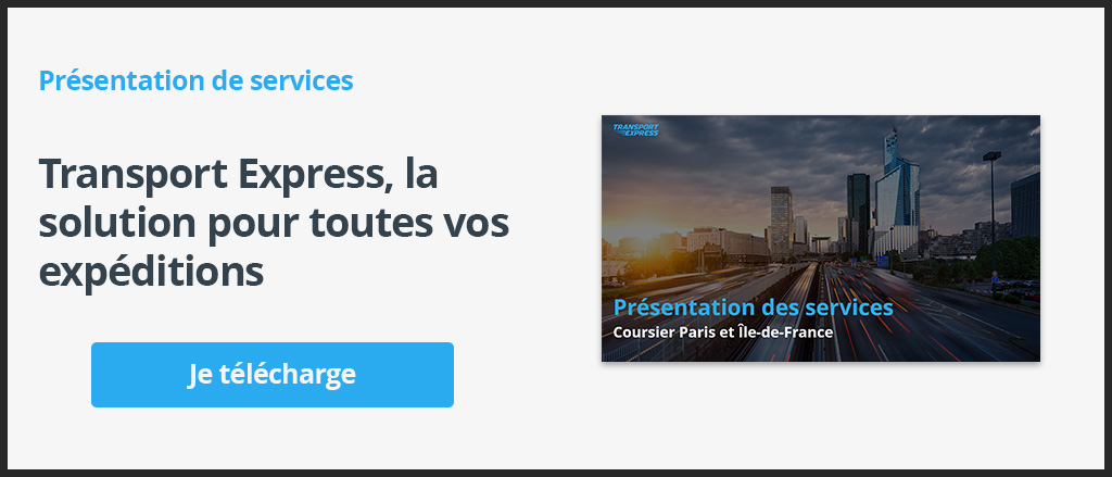 Présentation de services Transport Express - Coursier Paris et Île-de-France